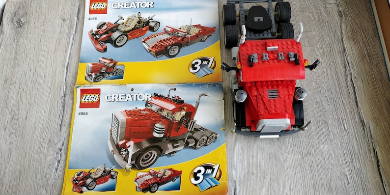 4955 LEGO Creator 3 in 1 set. Big Rig Lego set. Lego Truck. Lego Cars set. Instructions. Boys toys. Lego toys. No box image 10