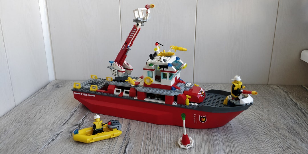 City Fire Ship Boat Ship. City Fireman - Etsy