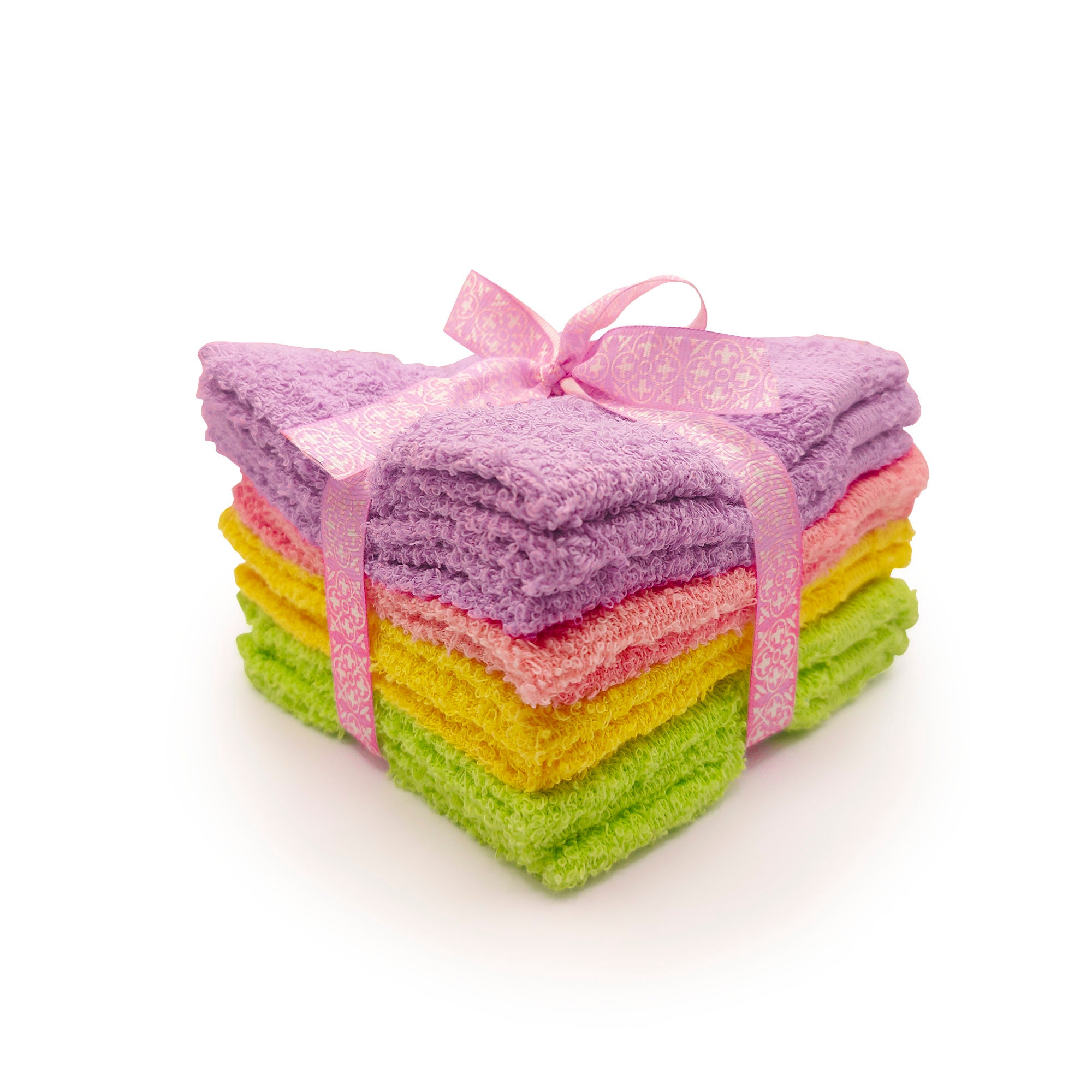 22 Towel Set Weber's Wonders Cotton Washcloths For Body & Face - Extra Soft - Highly Absorbent Wash Cloth - Fast Dry