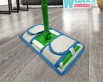 Recambios de almohadillas para trapeador Swiffer: se adaptan a los mangos  del trapeador Swiffer Fundas para trapeador lavables, reutilizables y  reversibles -  España