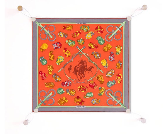hermes scarf wall mount