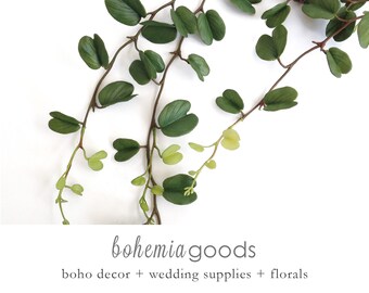 Artificial Hoya Obovata Hanging Plant: 44-Inch Silk Indoor Vine