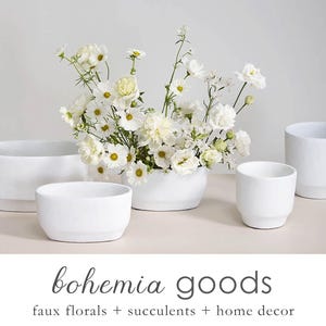 White urn vase, matte ceramic vase, cachepot
