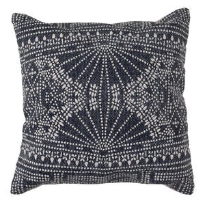 Batik Pillows, Batik Bed Pillows, Indigo Batik Pillow, 100% Cotton Batik, Batik Lumbar Pillow Square Pillow