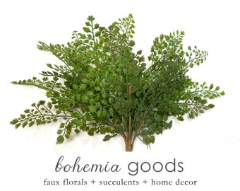 Faux Lace Fern Stem: Artificial Greenery Decor, 16-inch Tall