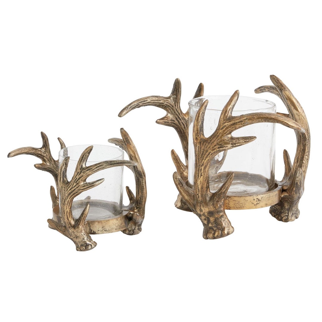 Candle Holder, Antler Candle Holder, Antler, 2 Sizes, Candlelight Etsy