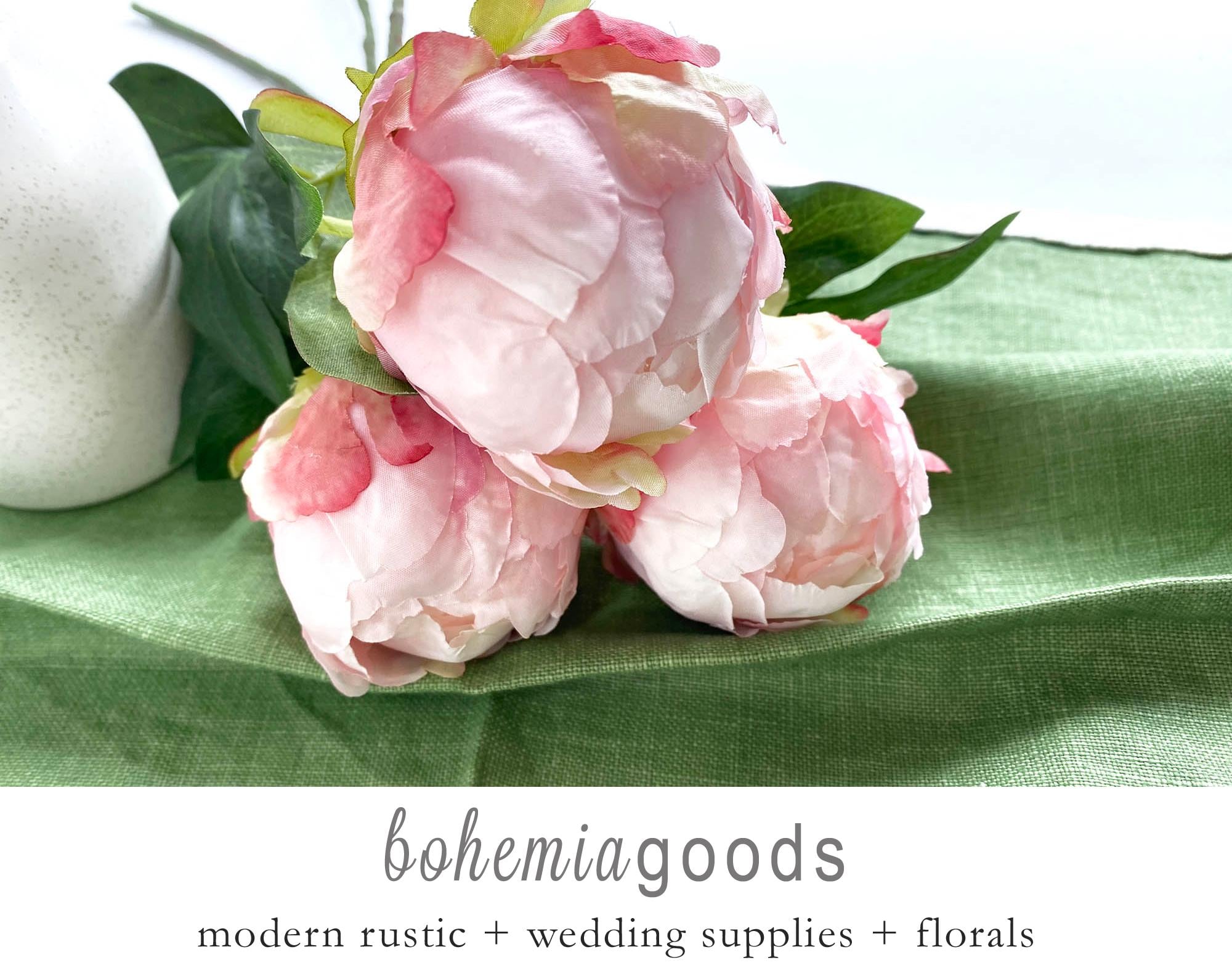 Peony Buds, Faux, Pink Peony, Closed Peony Stem, Premium Quality - Etsy, image size:2000x1584