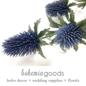 Thistle, thistle bouquet, thistle boutonniere, thistle corsage, faux thistle, Scottish thistle, blue thistle, purple