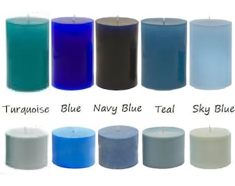 Blue candle pigment, sky blue dye for candles, navy blue candle dye chips, teal, turquoise