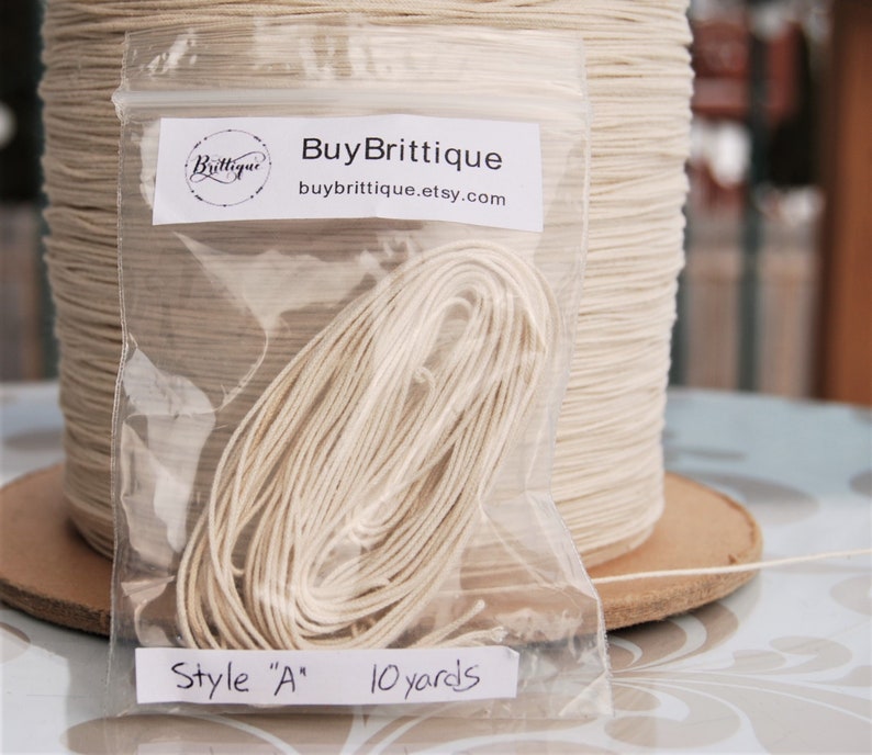 Small Candle Wicks for Taper Candles Zinc Core Tealight Wicks Etsy