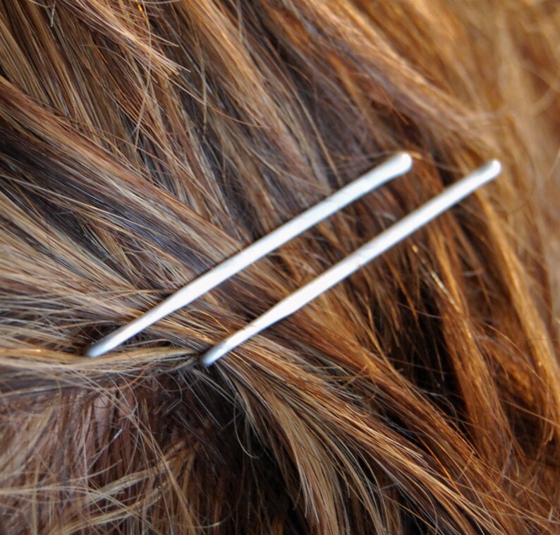 White wedding hair accessories white hair pins white bobby Etsy