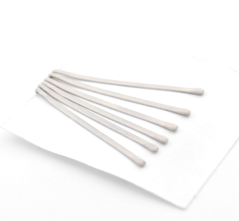 White wedding hair accessories white hair pins white bobby Etsy