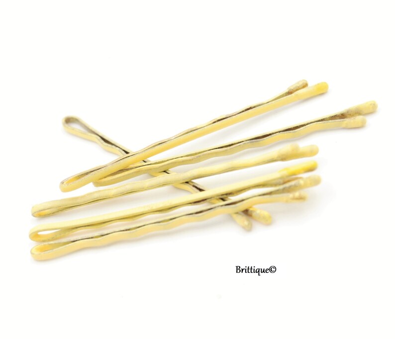 Yellow bobby pins yellow bridesmaid hair yellow wedding hair Etsy