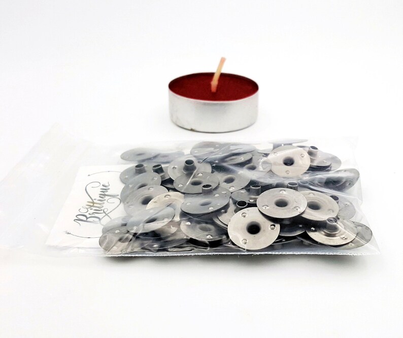 15mm X 3mm Tin Plate Candle Wick Tabs DIY Tea Light Supplies Etsy