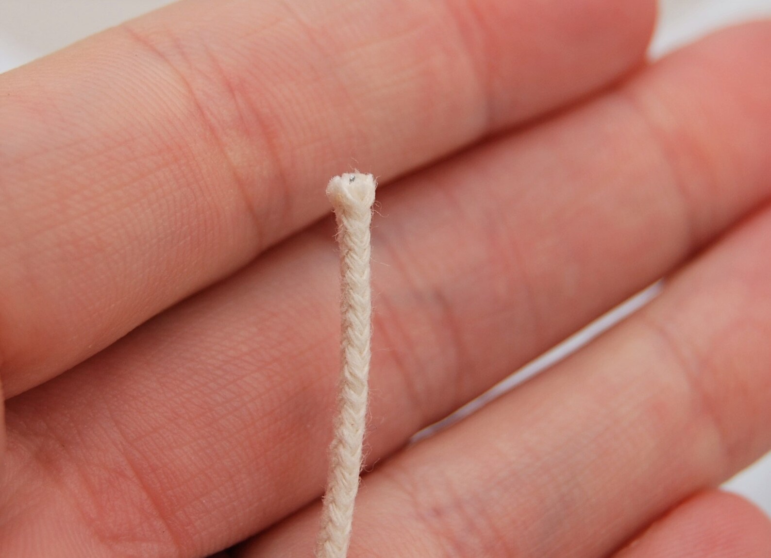 Braided wick for medium sized candle making. Zinc cored wicks Etsy
