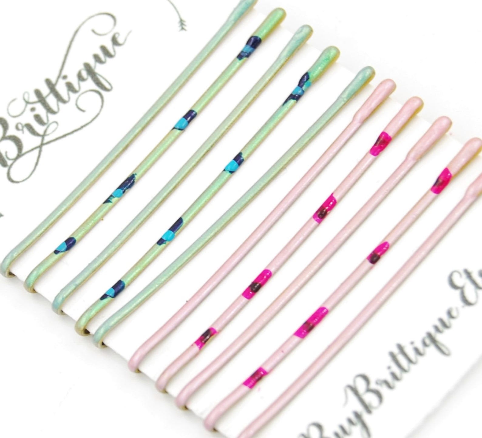Decorative Bobby Pins Baby Blue Colored Bobby Pins Colorful Etsy