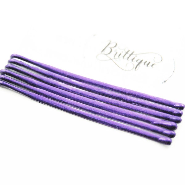 Metallic purple colored bobby pins, purple bobby pins, purple wedding hair, decorative bobby pins, colorful bobby pin, purple accessories