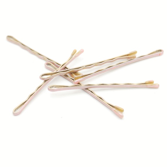 Light Pink Bobby Pins Colored Bobby Pins Decorative Bobby Pins Soft Pink Colorful Bobby Pins Blush Pink Wedding Bridal Accessories