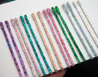 Glitter bobby pins, cute glam style variety set of 2 inch sparkle bobby pins, colorful decorative glitter bobby pins, treat yourself gift