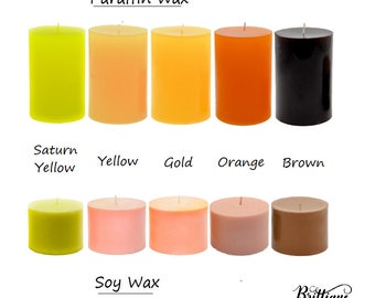 Candle Coloring for Soy Dyes 0.35oz/10 ml 20 Colors Liquid Candle