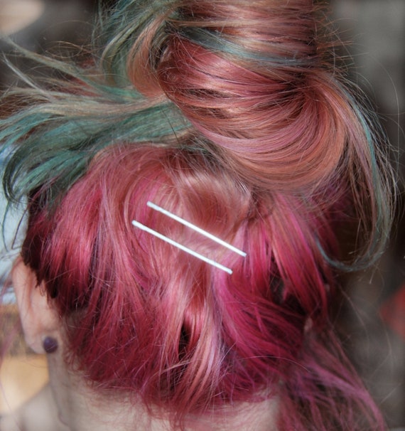 Stark White Colored Bobby Pins Crisp White Accessories Pure Etsy