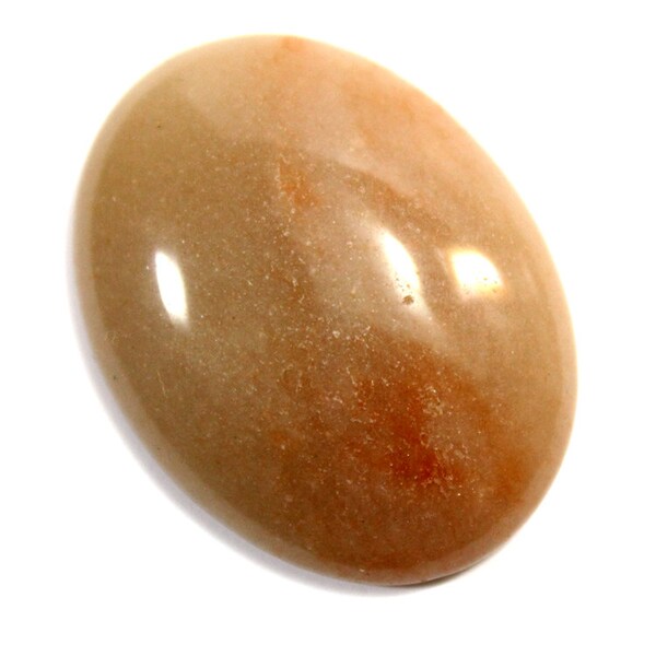 Carnelian Cabochon. Butterscotch Colored Oval Cabochon for Bead Embroidery. Reddish Brown Cabochon for Making Jewelry. 30mm x 40mm