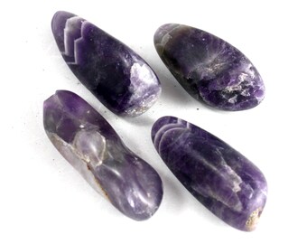 Purple Amethyst Pendant Bead. A Large Irregular Shaped Stone with White Lines. Matte Finish Free Form Nugget for Making Statement Jewelry