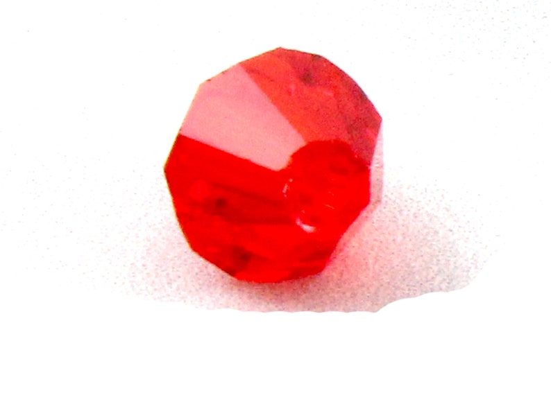 4mm Red Crystal Bi Cone Beads. 20 Small Red Bi Cone Beads. Etsy