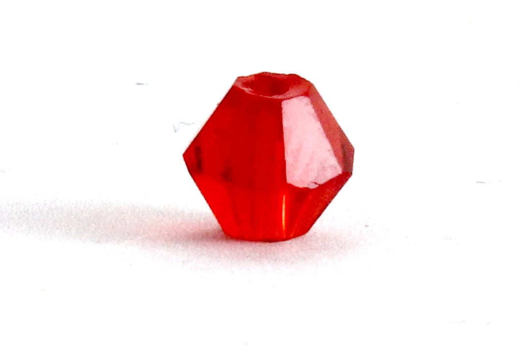 4mm Red Crystal Bi Cone Beads. 20 Small Red Bi Cone Beads. Etsy