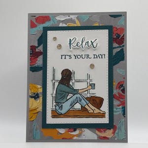 Carte faite main pour la fête des mères