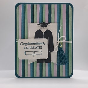 Carte faite main de remise des diplômes