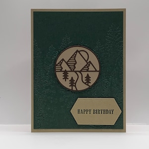Cartão de aniversário feito à mão