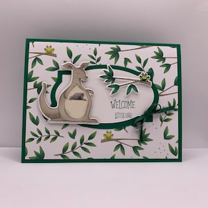 Carte faite main pour bébé