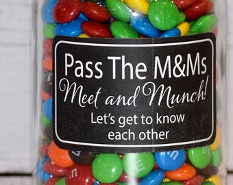 Set of 3 Meet and Munch labels  - Jw Games - Jw Pioneer Gifts - Jw Gifts for Pioneers - Jw Gifts Elders - Jw labels