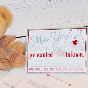 Biglietto Miss You stampabile, Incoraggiante stampabile, Carta E, Scaricabile, Carta regalo stampabile, Carta regalo, carta stampami