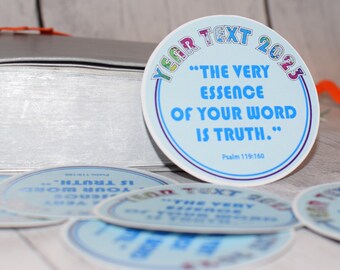 Set of 6 Stickers,  Your Word is Truth, jw gift, jw shop, jw sticker