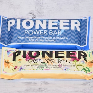 Jw Label Pioneer Power Bar Jw Pioneer School gifts Jw pioneer school Jw Pioneer gifts image 1