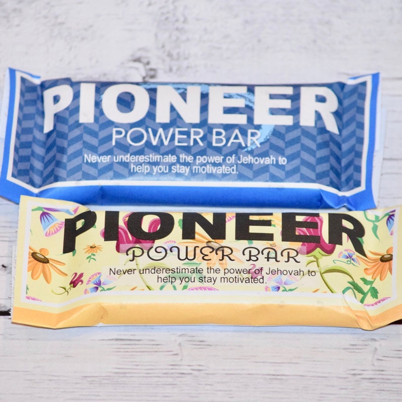 Jw Label Pioneer Power Bar Jw Pioneer School gifts Jw pioneer school Jw Pioneer gifts image 3