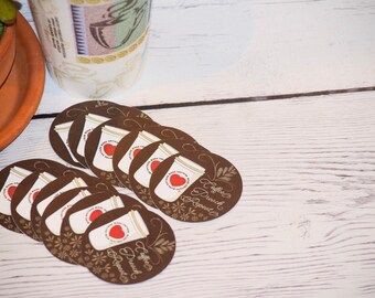 Set of 12 stickers - JW Pioneer School gifts - JW pioneer school - JW Pioneer gifts - Coffee Preach Repeat - Jw Stickers