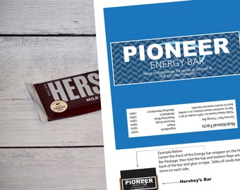 2 Jw Pioneer Large Hershey Energy bar Labels -  Jw Pioneer School gifts - Jw pioneer school - Jw Pioneer gifts - Jw printable - Jw download