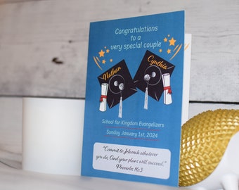 SKE School Graduates card, Jw Greeting Cards, Jw Card, Christian card, Encouraging cards, Jw gifts, Jw gift, Jw baptism, Christian Gift Idea