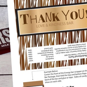 Thank You Chocolate, Love and Kindness  bar Label, Jw gift, Jw Elder gift, Jw gifts, Jw Publisher gift, Jw printable, Jw download, Thank You