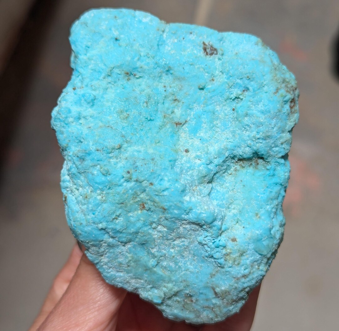 Natural Mexican Turquoise Nugget: Stabilized Rough for Lapidary ...