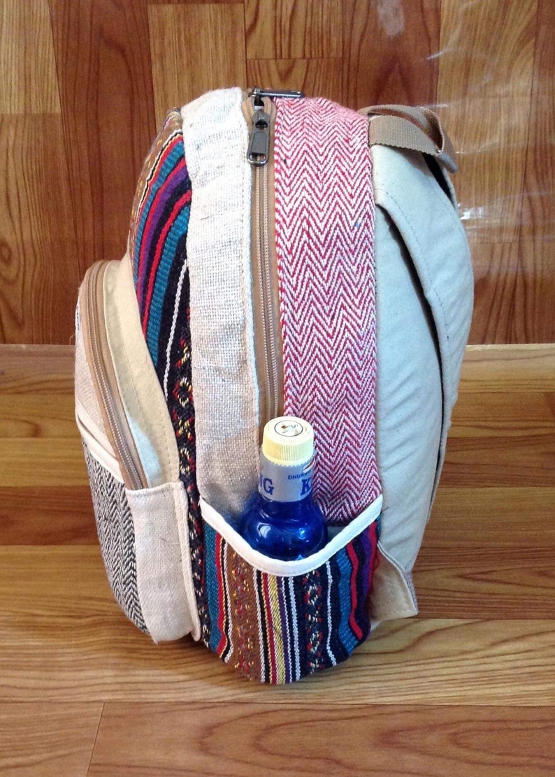 Vegan Medium Hemp Backpack