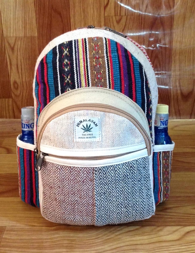 Vegan Medium Hemp Backpack