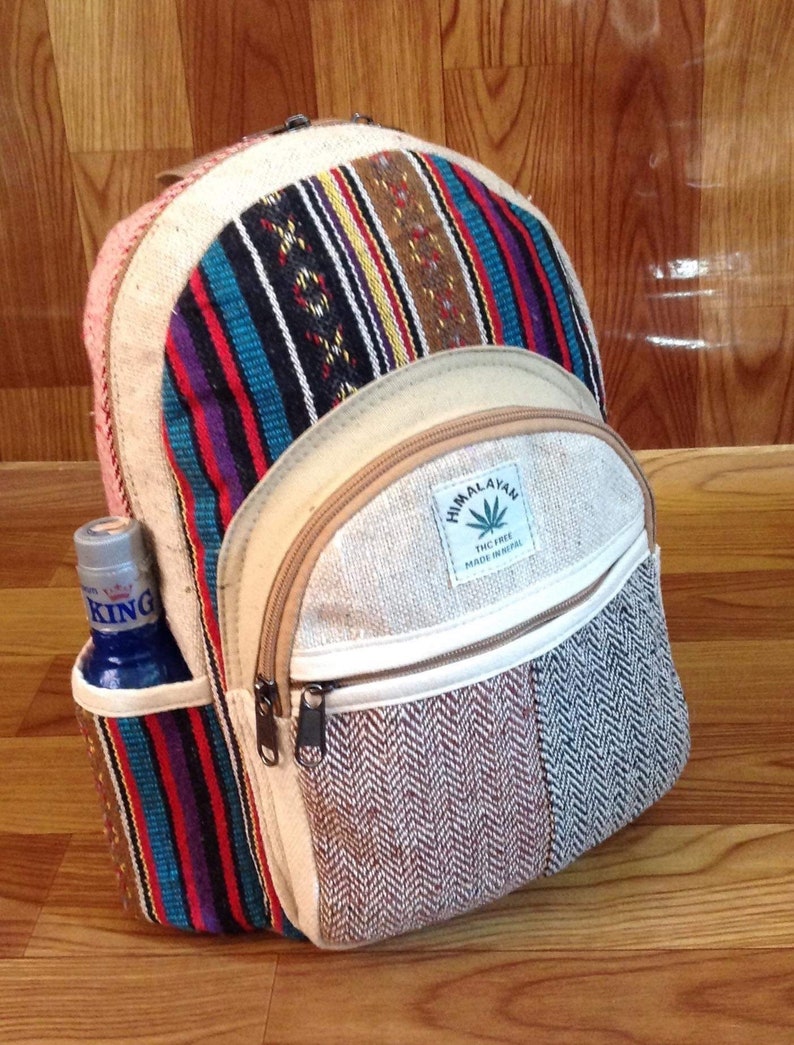 Vegan Medium Hemp Backpack