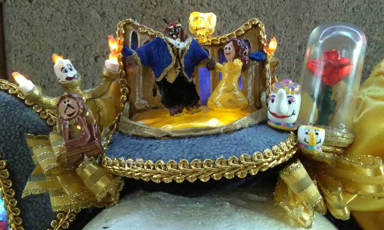 LIGHT UP 3D Beauty and the Beast ballroom scene ears/Belle Etsy