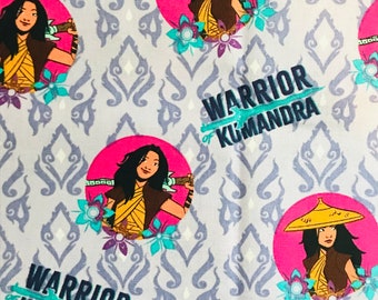RAYA Disney Princess Kumandra Warrior Cotton Fabric By the HALF Yard 100% Cotton Licensed
