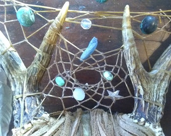 Deerantler Dreamcatcher One of a Kind