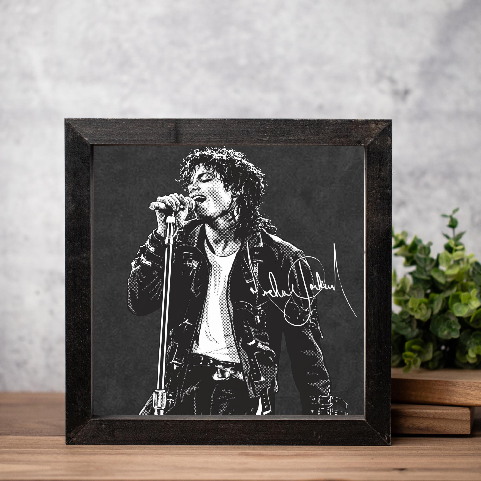 Michael Jackson Wall Frame - Etsy
